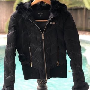 Bebe Sport Black Jacket Size Small